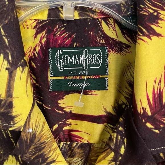 Gitman Bros Vintage Short Sleeve Palm Button Up - Picture 3 of 6